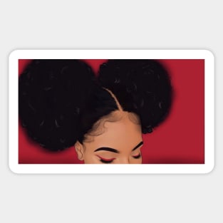 Afro Puffs Sticker